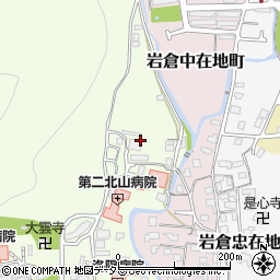 京都府京都市左京区岩倉上蔵町177周辺の地図