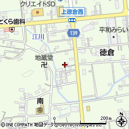 静岡県駿東郡清水町徳倉423周辺の地図
