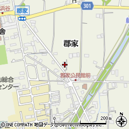 兵庫県丹波篠山市郡家304周辺の地図