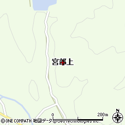 岡山県津山市宮部上周辺の地図