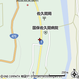 静岡県浜松市天竜区佐久間町中部74周辺の地図