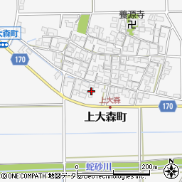 滋賀県東近江市上大森町2683周辺の地図