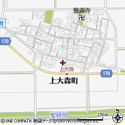 滋賀県東近江市上大森町2685周辺の地図