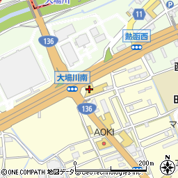 静岡トヨタ　函南店周辺の地図