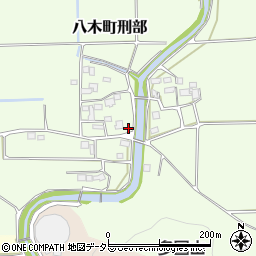 京都府南丹市八木町刑部川西25周辺の地図