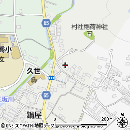 岡山県真庭市鍋屋周辺の地図
