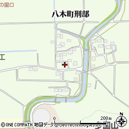 京都府南丹市八木町刑部川西23周辺の地図