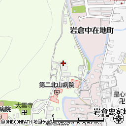 京都府京都市左京区岩倉上蔵町175周辺の地図