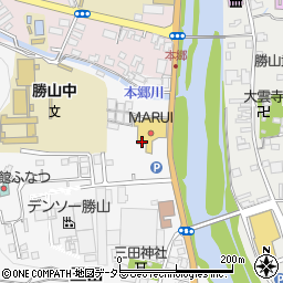 マルイ勝山店周辺の地図