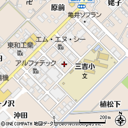 愛知県みよし市三好町半野木周辺の地図