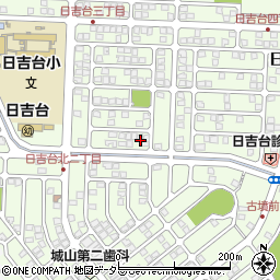 滋賀県大津市日吉台周辺の地図