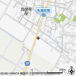滋賀県守山市矢島町1268周辺の地図