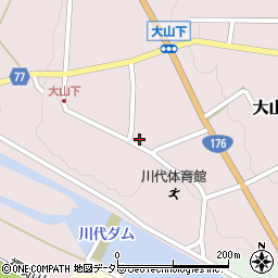 兵庫県丹波篠山市大山下517周辺の地図