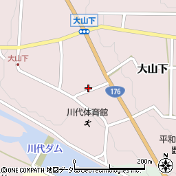 兵庫県丹波篠山市大山下523周辺の地図