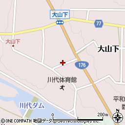 兵庫県丹波篠山市大山下523周辺の地図