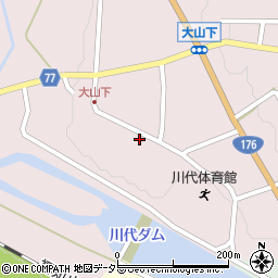 兵庫県丹波篠山市大山下556周辺の地図