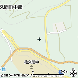 静岡県浜松市天竜区佐久間町中部529周辺の地図