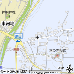 兵庫県丹波篠山市黒田8周辺の地図