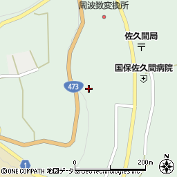 静岡県浜松市天竜区佐久間町中部375周辺の地図