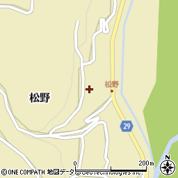 静岡県静岡市葵区松野380周辺の地図