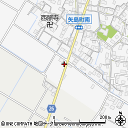 滋賀県守山市矢島町1270-9周辺の地図