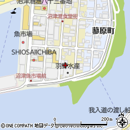 羽野水産株式会社　本社冷蔵庫周辺の地図
