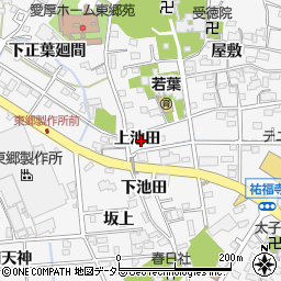 愛知県愛知郡東郷町春木上池田周辺の地図