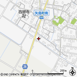 滋賀県守山市矢島町1259-6周辺の地図