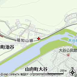 兵庫県丹波市山南町池谷2-1周辺の地図