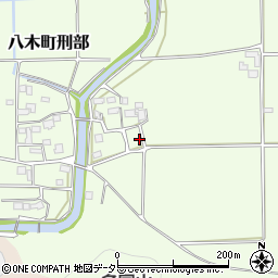 京都府南丹市八木町刑部丁田周辺の地図