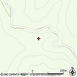 愛知県北設楽郡東栄町西薗目向山周辺の地図