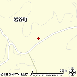 愛知県豊田市岩谷町田ノ木洞周辺の地図