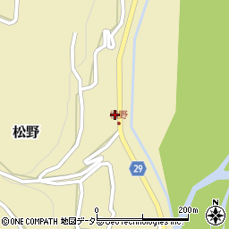 静岡県静岡市葵区松野277周辺の地図