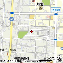 岡山県津山市小原周辺の地図