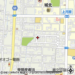 岡山県津山市小原周辺の地図
