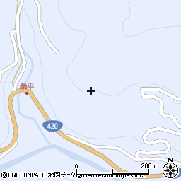 愛知県北設楽郡設楽町豊邦マトバ周辺の地図