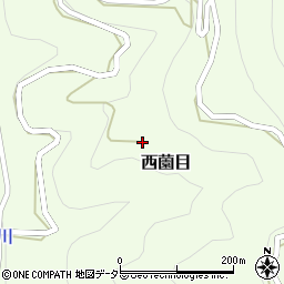 愛知県北設楽郡東栄町西薗目小切山周辺の地図