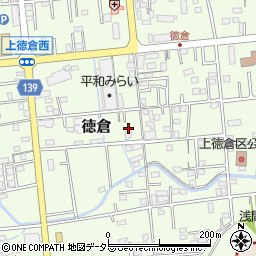 静岡県駿東郡清水町徳倉393周辺の地図