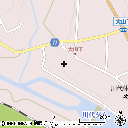 兵庫県丹波篠山市大山下613周辺の地図