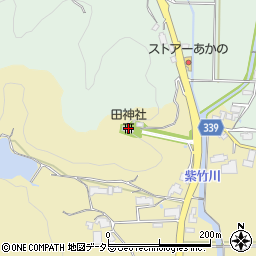 田神社周辺の地図