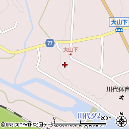 兵庫県丹波篠山市大山下544周辺の地図