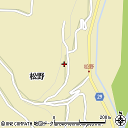 静岡県静岡市葵区松野374周辺の地図