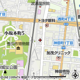 愛知県豊田市小坂本町5丁目13-6周辺の地図