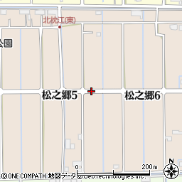 愛知県海部郡飛島村松之郷周辺の地図