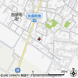 滋賀県守山市矢島町1247周辺の地図