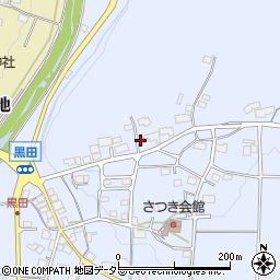 兵庫県丹波篠山市黒田30周辺の地図