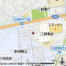 愛知県豊田市三軒町8丁目41周辺の地図