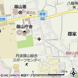 兵庫県丹波篠山市郡家870周辺の地図