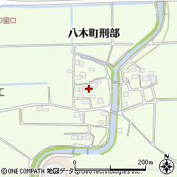 京都府南丹市八木町刑部（川西）周辺の地図