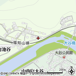 兵庫県丹波市山南町池谷221-1周辺の地図